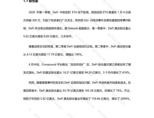 2020年度DeFi行業分析報告發布：從瘋狂到理性