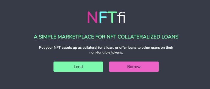 NFTfi：P2P版的NFT抵押借貸平臺