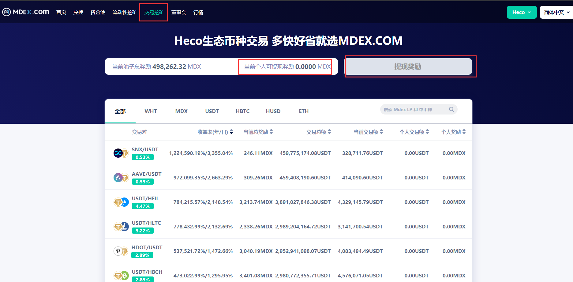 金色說明書 | MDEX 2.0版挖礦操作教程