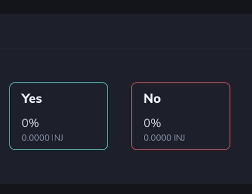 Injective 治理提案：現貨市場