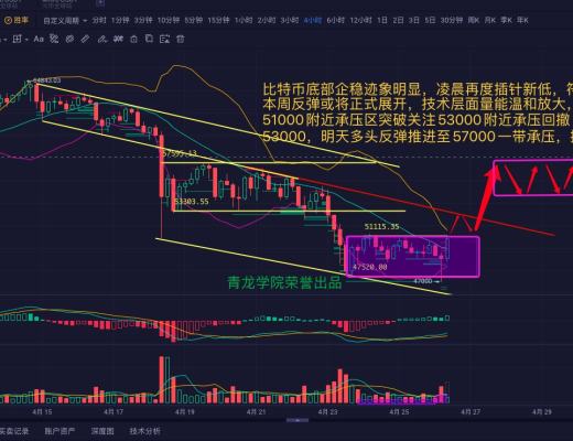 凌晨再度插針 主流幣是否可能抄底