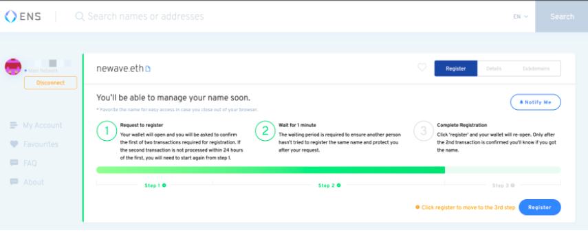 手把手教你注冊以太坊ENS