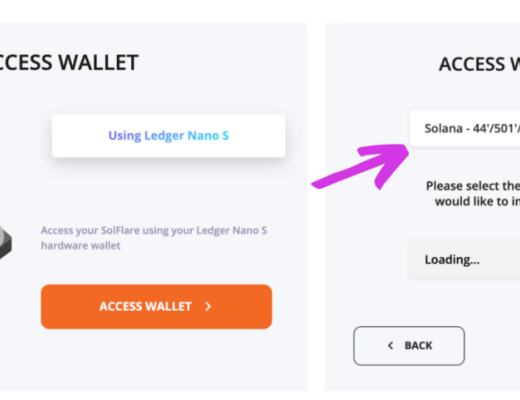 如何使用Solflare錢包和Ledger Nano來質押Solana