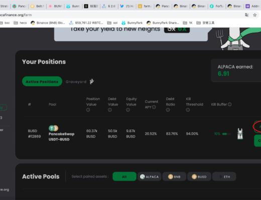如何在Alpaca.Finance上進行穩定幣槓杆挖礦