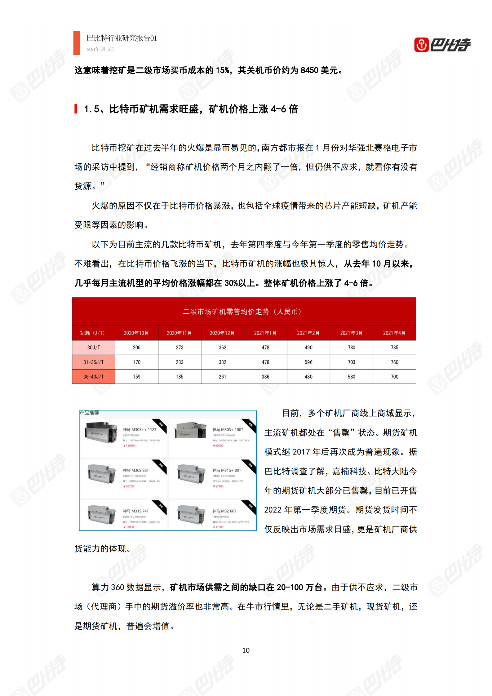 2021年比特幣算力產業研究報告：中國礦場开始外遷