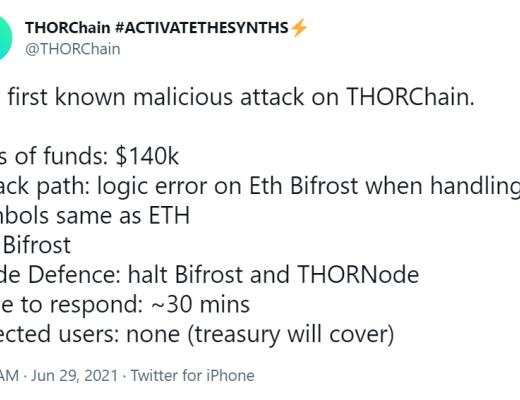 假幣的換臉戲法：技術拆解 THORChain 跨鏈系統“假充值”漏洞