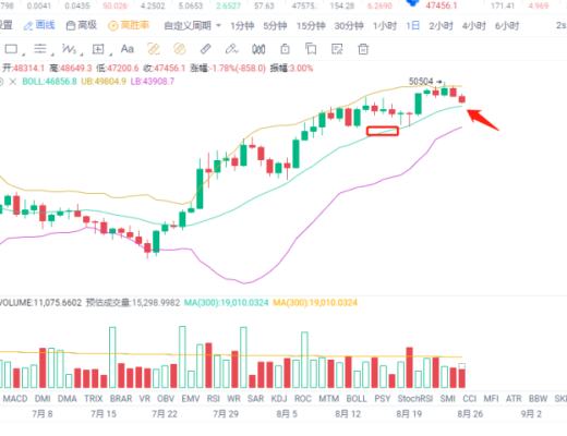 8.25晚間行情：比特幣合適止跌？注意這個位置