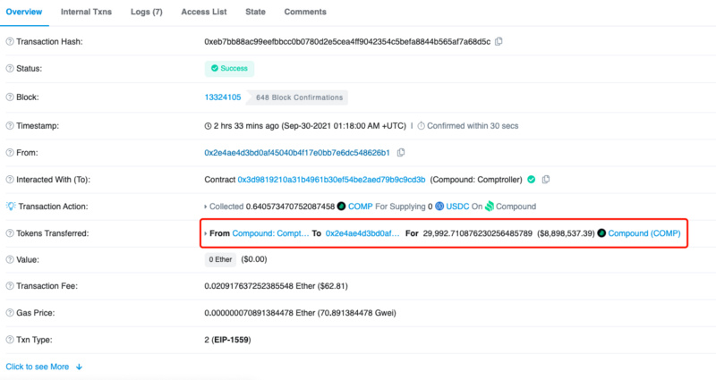 梳理Compound 8000萬美元token分發錯誤事件