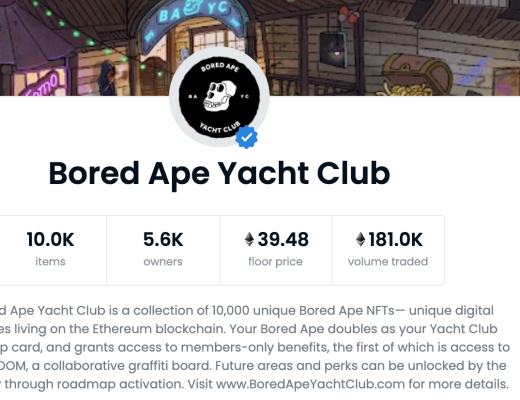 金色前哨 | NFT 項目 Bored Ape Yacht Club 擬於 2022 年第一季度推出代幣 或進軍DeFi