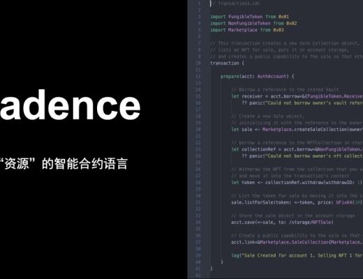 
      面向資源編程：Flow Cadence智能合約語言的全新範式