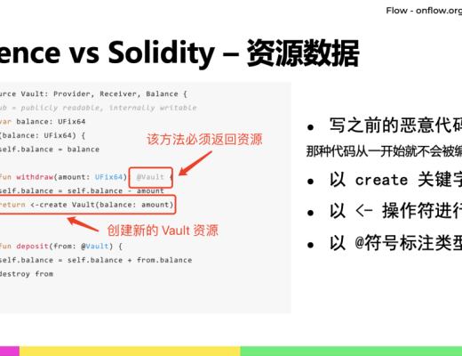 
      面向資源編程：Flow Cadence智能合約語言的全新範式