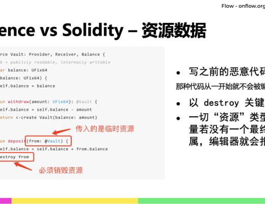 
      面向資源編程：Flow Cadence智能合約語言的全新範式