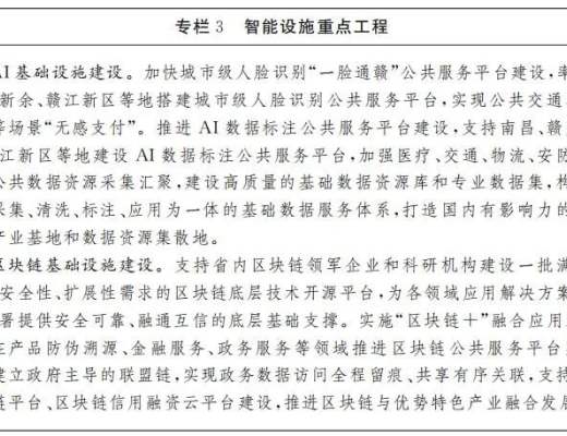 
      BSN賦能《江西省“十四五”新型基礎設施建設規劃》