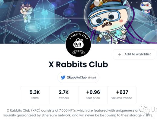 
      X Rabbits Club (XRC) 冷兔俱樂部 NFT中文解析