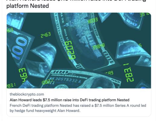 
      Nested：為大衆化社交 DeFi 立命Nested：DeFi + 社交變現讓 DeFi 走入大衆實現方式Nested 通證經濟團隊、顧問與投資人結語