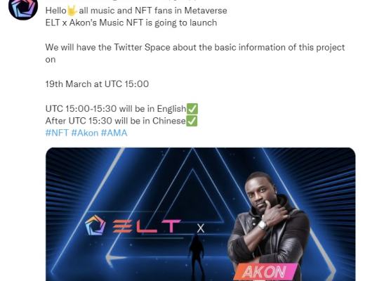 
      Akon 的音樂 NFT：嘻哈天王帶你开啓 Create to earn 新世界