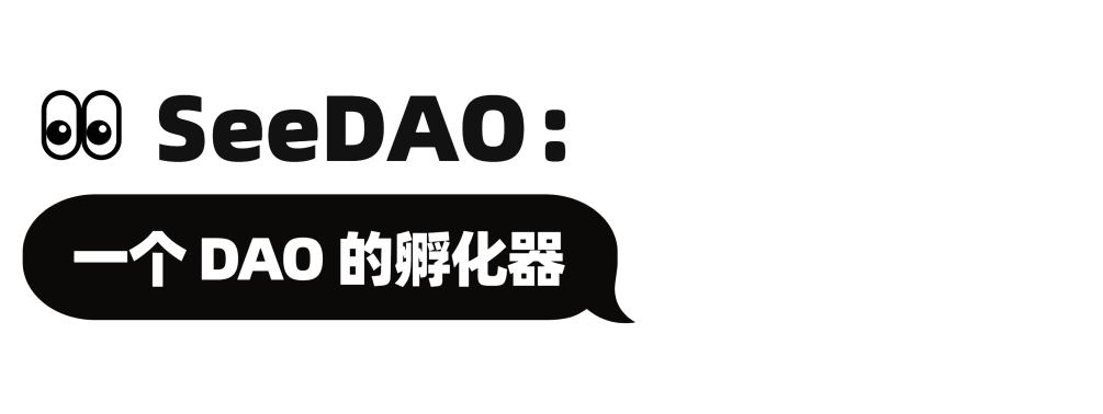 
      SeeDAO：一個 DAO 的孵化器