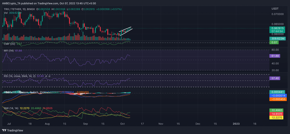 
      創 [TRX] 本周是否有望逆轉趨勢