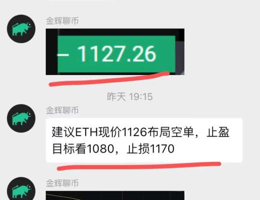 
      金輝聊幣：恭喜 ETH空單直播布局止盈46個點 太給力了