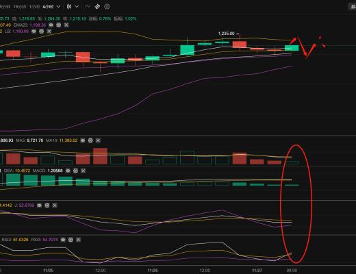 
      長路說幣：11.27周末以太坊行情分析及操作策略推送