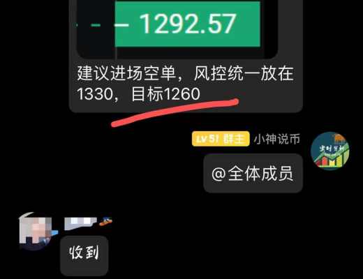 
      小神：恭喜 ETH空單布局止盈30多個點 太給力了
