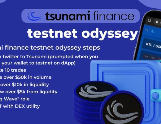 
      Tsunami Finance測試網交互教程