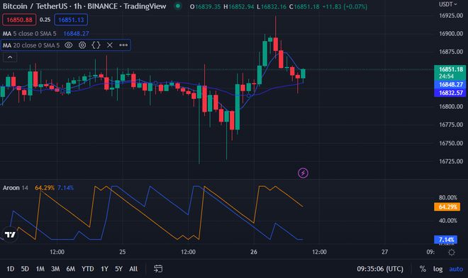 
      BTC 多頭橫行 價格上漲 0.13% 至 16,862.18 美元