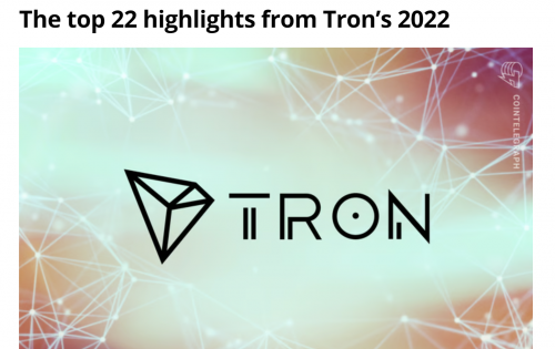 
      波場TRON 2022年度22大成就獲多家報道