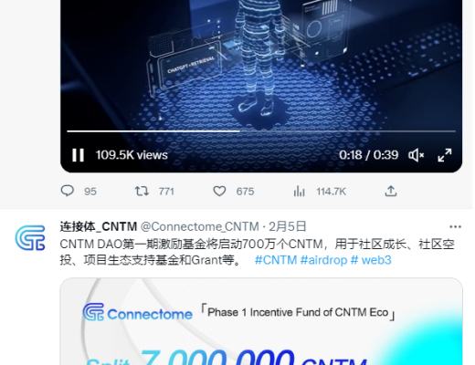 
      CNTM將會成為AI板塊下一個崛起的幣種