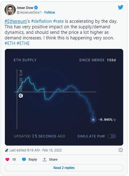 
      上海升級臨近 以太坊通縮加速——ETH價格能否避免30%跌幅？