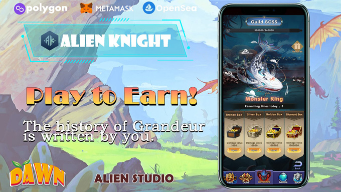 
      Alien knight（外星騎士）鏈遊預計在3月份上线發布 敬請期待