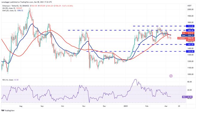 
      價格分析 3/8：BTC、ETH、BNB、XRP、ADA、DOGE、MATIC、SOL、LTC