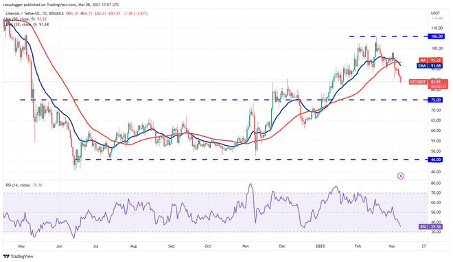 
      價格分析 3/8：BTC、ETH、BNB、XRP、ADA、DOGE、MATIC、SOL、LTC