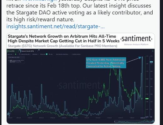 
      Arbitrum 的 Stargate 網絡增長達到歷史最高水平 為什么？