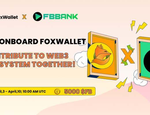 
      FBBank聯合FoxWallet 5000 $FB 贈送